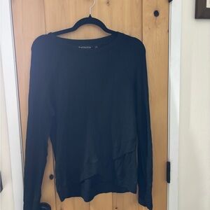 Athleta Midnight Black Long Sleeve Top